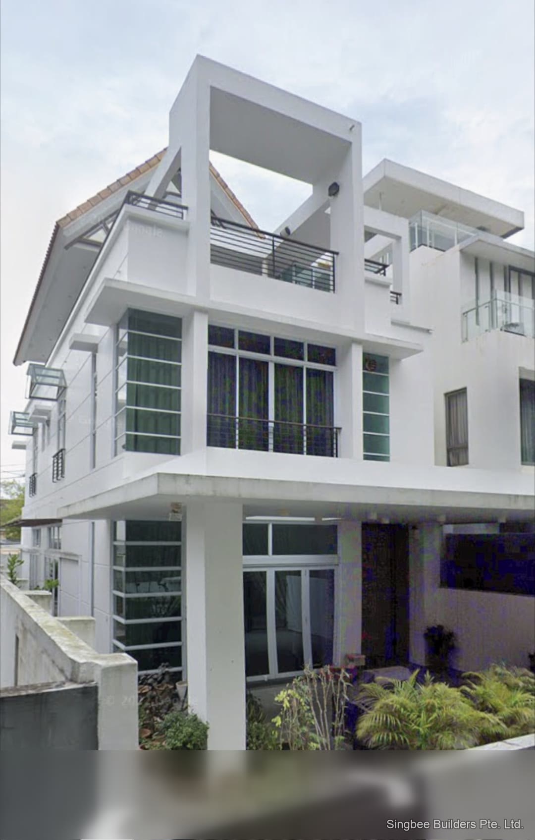 Completed white landed home project in Singapore