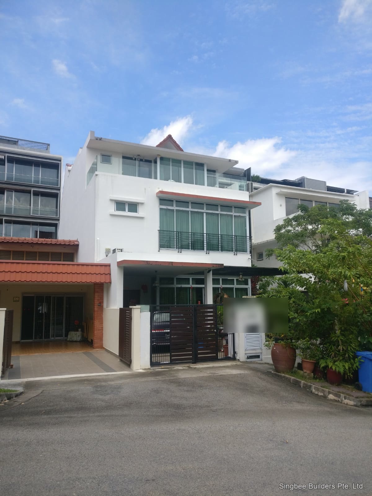 Completed landed home extension project in Singapore